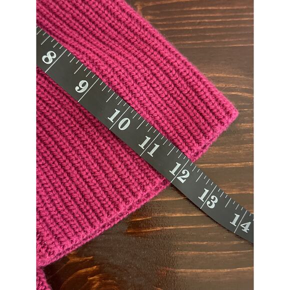 LUCYPARIS VTG Sweater S Fuchsia Puffed Sleeve Cottagecore Coquette Y2K Disco - Picture 11 of 13